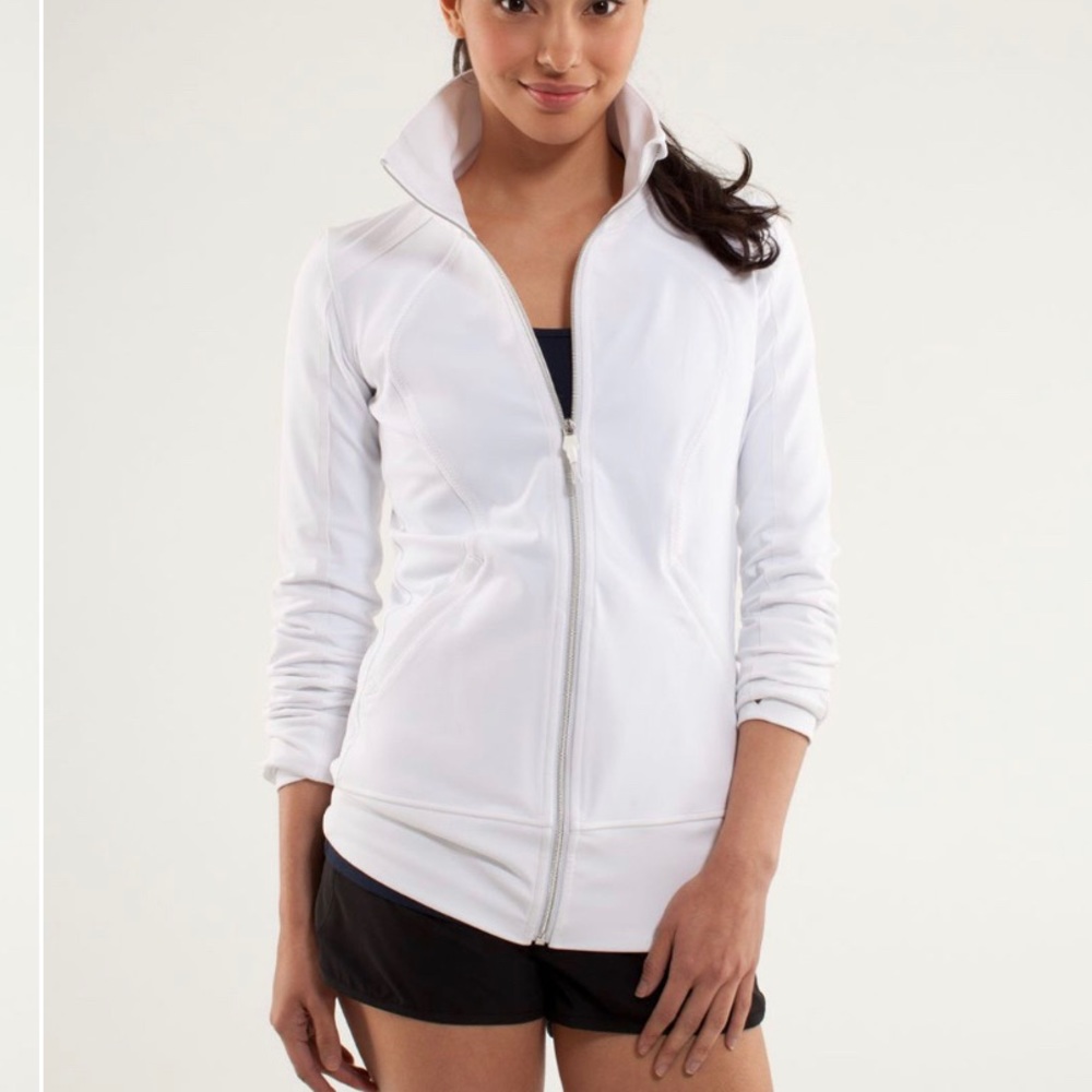 Lululemon White Contempo Jacket